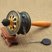 Buddha Stones Tibetan Lucky Prayer Wheel Decoration - 2 - image 3