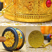 Buddha Stones Tibetan Lucky Prayer Wheel Decoration - image 6