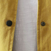 Buddha Stones Fall Button Down Women's Cotton Long Sleeve Outerwear Jacket With Pockets - image 13