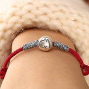 Buddha Stones 999 Sterling Silver Year Of The Horse Chinese Zodiac String Braided Luck Bracelet - image 10