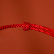 Buddha Stones 999 Sterling Silver Year Of The Horse 925 Sterling Silver Peace And Joy Charm String Braided Luck Bracelet Anklet - image 7