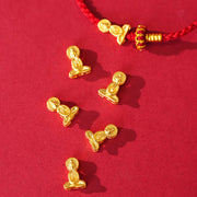 Buddha Stones Formless Buddha Lotus Knot Red String Protection Braided Bracelet - image 8