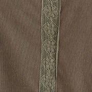 Buddha Stones Winter Pleated Buttons Down Long Sleeve Corduroy Women's Midi Dress With Pockets - image 11