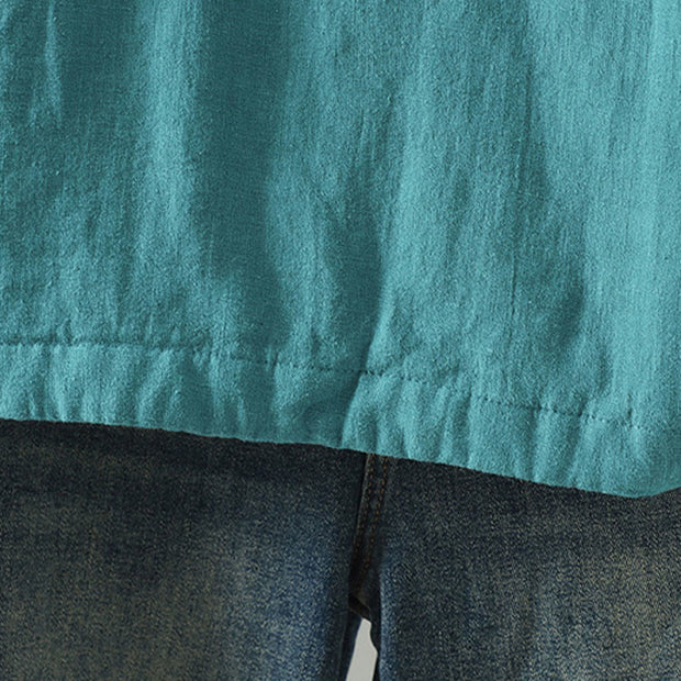 Buddha Stones Vintage Winter Frog-Button Cotton Long Sleeve Women's Thermal Jacket - image 11