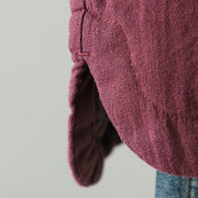 Buddha Stones Vintage Winter Frog-Button Cotton Long Sleeve Women's Thermal Jacket - image 16