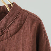 Buddha Stones Vintage Winter Frog-Button Cotton Long Sleeve Women's Thermal Jacket - image 21