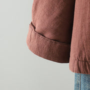 Buddha Stones Vintage Winter Frog-Button Cotton Long Sleeve Women's Thermal Jacket - image 29