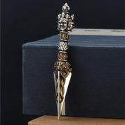 Buddha Stones Tibetan Vajra Vajrakila Copper Healing Spiritual Power Necklace Pendant - image 2