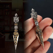 Buddha Stones Tibetan Vajra Vajrakila Copper Healing Spiritual Power Necklace Pendant - image 4