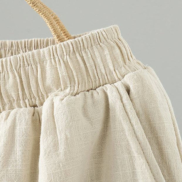 Buddha Stones Winter Elastic Waist Frog-Button Design Cotton Thermal Women's Straight Leg Pants With Pockets - image 10