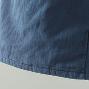 Buddha Stones Winter Elastic Waist Frog-Button Design Cotton Thermal Women's Straight Leg Pants With Pockets - image 6