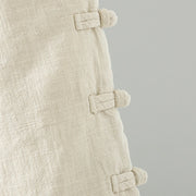 Buddha Stones Winter Elastic Waist Frog-Button Design Cotton Thermal Women's Straight Leg Pants With Pockets - image 16