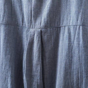 Buddha Stones Fall Small Plaid Button Down Ruffle Collar Long Sleeve Women's Cotton Shirt - image 6