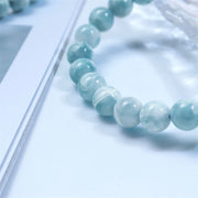 Buddha Stones Natural Larimar Wisdom Confidence Bracelet - image 14