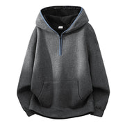 Buddha Stones Fall Winter Zipper Design Fleece Lined Long Sleeve Cotton Men's Hoodie - DarkGray - US/UK/AU42，EU52 (3XL) - image 11