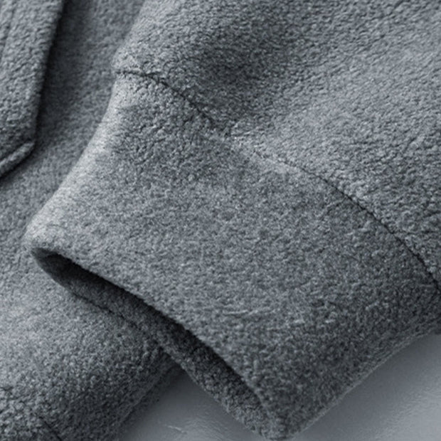 Buddha Stones Fall Winter Zipper Design Fleece Lined Long Sleeve Cotton Men's Hoodie - image 6