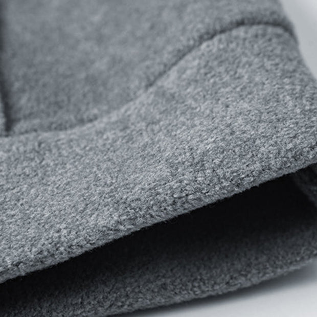 Buddha Stones Fall Winter Zipper Design Fleece Lined Long Sleeve Cotton Men's Hoodie - image 5