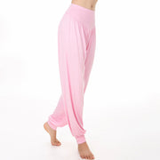 Buddha Stones Plain Color Loose Modal Yoga Dance Harem Pants - image 12