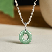 Buddha Stones "May You Find Your Own Meaning" Natural A-Z Letter Jade Titanium Steel Chain 925 Sterling Silver Chain Necklace Includes Gift Message Card - image 68