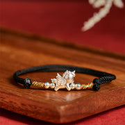 Buddha Stones "All the Best for Fortune and Protection" 925 Sterling Silver Year Of The Horse String Bracelet Includes Gift Message Card - image 20