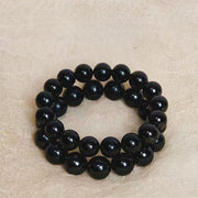 Buddha Stones Round Authentic Shungite Stone Inner Strength Beaded Bracelet - image 7