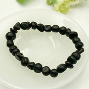 Buddha Stones 8mm Natural Authentic Shungite Stone Protection Beaded Bracelet - image 6