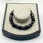 Buddha Stones 8mm Natural Authentic Shungite Stone Protection Beaded Bracelet - image 10
