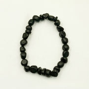 Buddha Stones 8mm Natural Authentic Shungite Stone Protection Beaded Bracelet - image 9