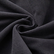 Buddha Stones Winter Men's Drawstring Plain Elastic Waistband Design Corduroy Pants With Pockets - image 4