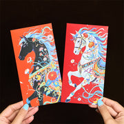 Buddha Stones 6pcs Colorful Chinese Red Envelope Year Of The Horse 2026 New Year - image 3