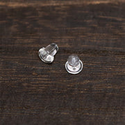 Buddha Stones Waterdrop Design Green Jasper Copper Plated Gold Balance Earrings - image 5