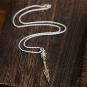 Buddha Stones Tibetan Vajra Vajrakila Copper Healing Spiritual Power Necklace Pendant - image 4