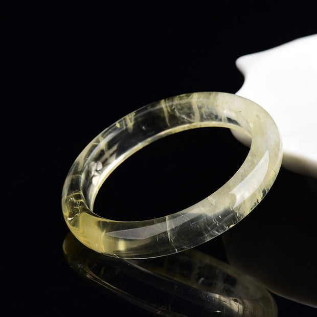 Buddha Stones Natural Citrine Quartz Prosperity Cuff Bangle Bracelet - image 3