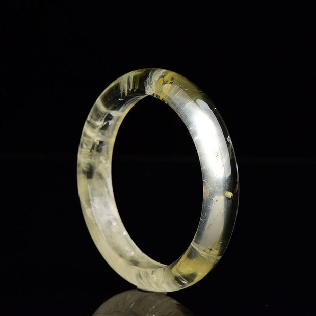 Buddha Stones Natural Citrine Quartz Prosperity Cuff Bangle Bracelet - image 2