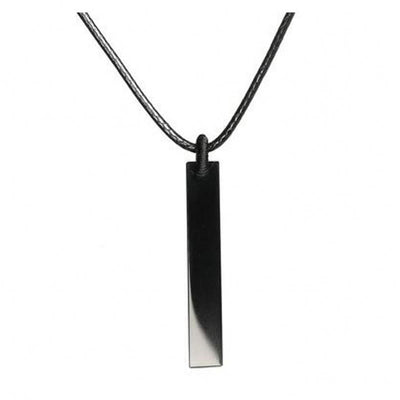 Buddha Stones Black Obsidian Blue Sandstone Transformation Necklace Pendant - Black Obsidian - image 0