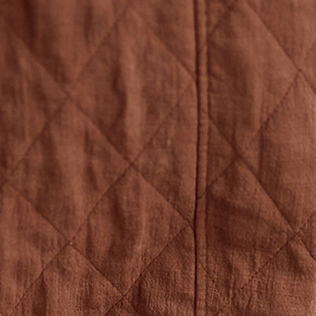 Buddha Stones Winter Diamond Pattern Bloomers Thermal Women's Pants With Pockets - image 6