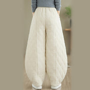 Buddha Stones Winter Diamond Pattern Bloomers Thermal Women's Pants With Pockets - image 12