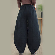 Buddha Stones Winter Diamond Pattern Bloomers Thermal Women's Pants With Pockets - image 17