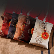 Buddha Stones Mountain Ghosts Spend Money Jacquard Embroidery Sachet Blessing Hanging Decoration - image 6