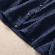 Buddha Stones Fall Jacquard Buttons Down Design Cotton Long Sleeve Women's Hoodie - image 5