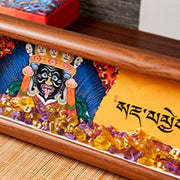 Buddha Stones Om Mani Padme Hum Buddha Golden Ingot Thangka Photo Frame Ornament Home Decor - image 11