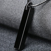 Buddha Stones Black Obsidian Blue Sandstone Transformation Necklace Pendant - image 1