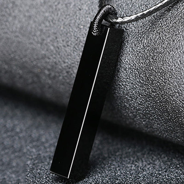 Buddha Stones Black Obsidian Blue Sandstone Transformation Necklace Pendant - image 1