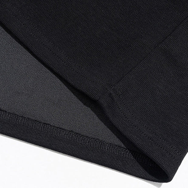 Buddha Stones Fall Polo Collar Button Men's Sweatshirt Cotton Pullover - image 9