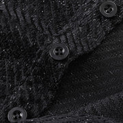 Buddha Stones Fall Crew Neck Stripes Button Men's Sweatshirt Pullover - image 7