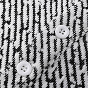 Buddha Stones Fall Crew Neck Stripes Button Men's Sweatshirt Pullover - image 13