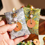 Buddha Stones Chinese Zodiac Natal Buddha Copper Coins Sachet Blessing Hanging Decoration - image 48