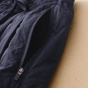 Buddha Stones Winter Lines Elastic Waist Drawstring Cotton Thermal Women's Pants With Zipper Pockets - image 4