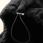 Buddha Stones Winter Curved Lines Elastic Waist Drawstring Cotton Thermal Women's Pants With Pockets - image 15