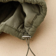 Buddha Stones Winter Curved Lines Elastic Waist Drawstring Cotton Thermal Women's Pants With Pockets - image 8